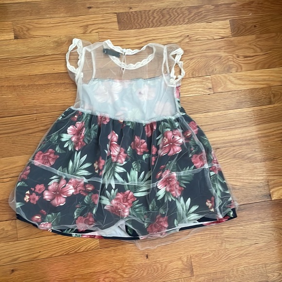 Little girl floral dress - Picture 2 of 2